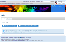 Tablet Screenshot of cscommunications.hants.gov.uk