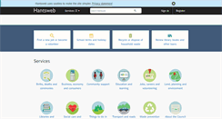 Desktop Screenshot of hants.gov.uk