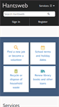 Mobile Screenshot of hants.gov.uk